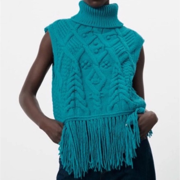 Zara Sweaters Zara Knit Sweater Vest Poshmark